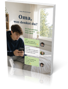 Buchwerbung: Oma, was denkst du?