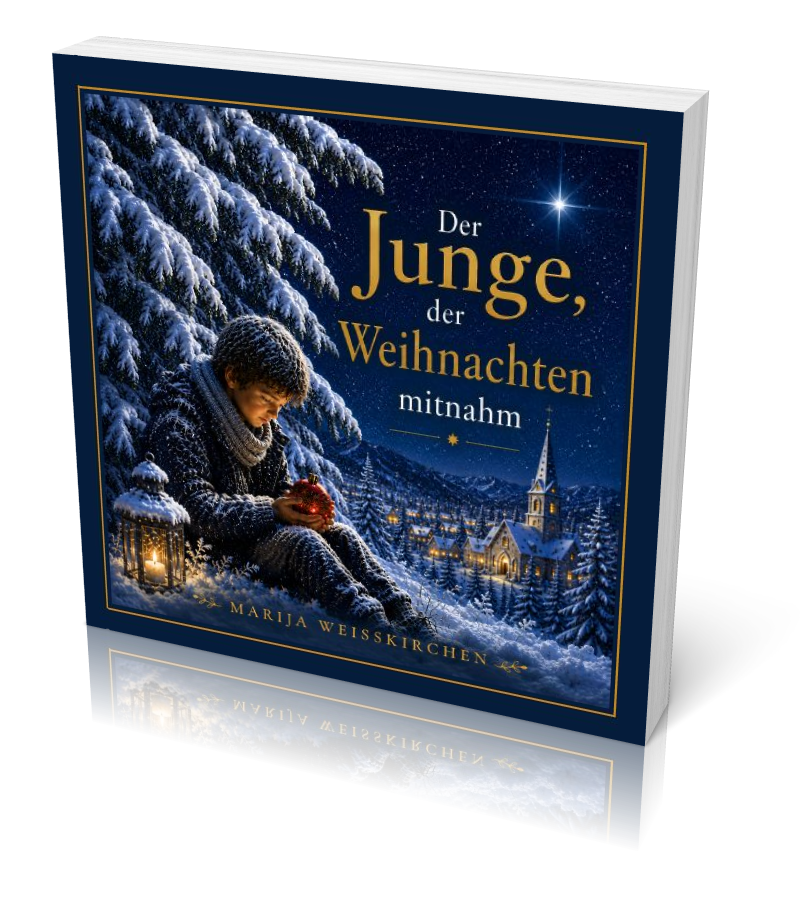 Buchwerbung: Der Junge, der Weihnachten mitnahm
